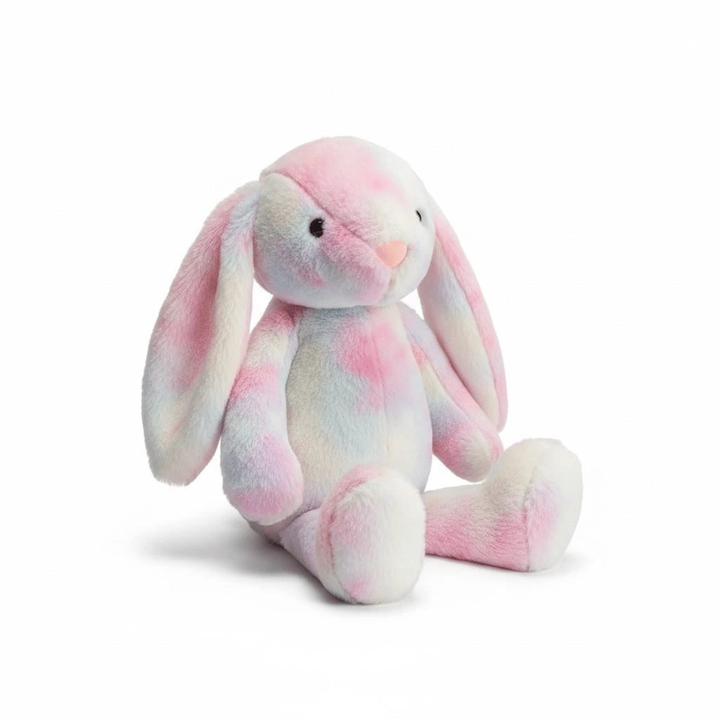 62450 60 CM RENKLİ UZUN KULAK TAVŞAN PELUŞ OYUNCAK