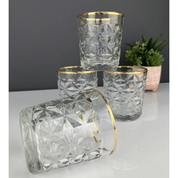 6'lı Kristal Meşrubat Bardağı 300 ml