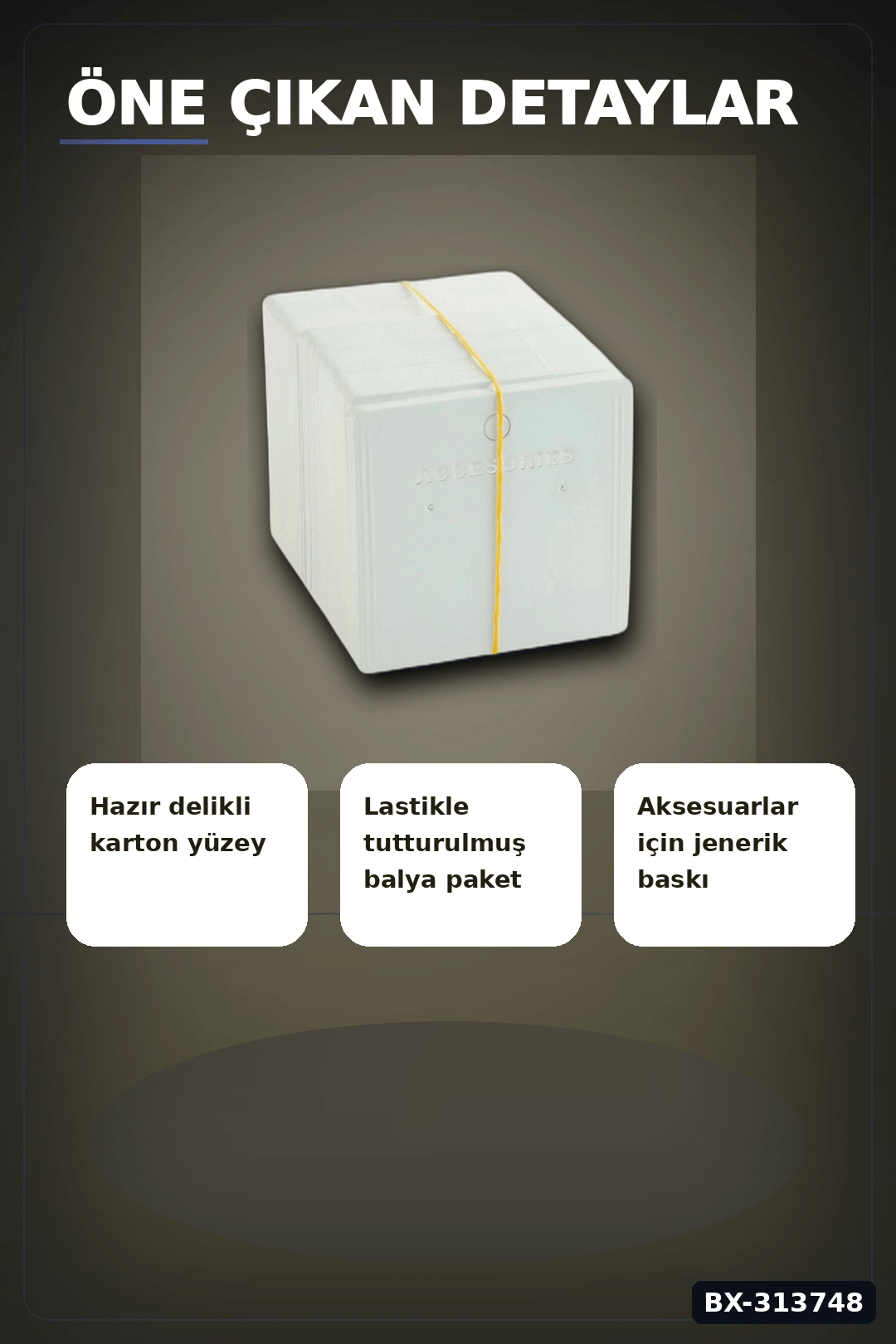 7x7 cm Küpe Kartı 100 Adet Balya Paket Takı Sergileme Kartonu Perakende Toptan BX-313748