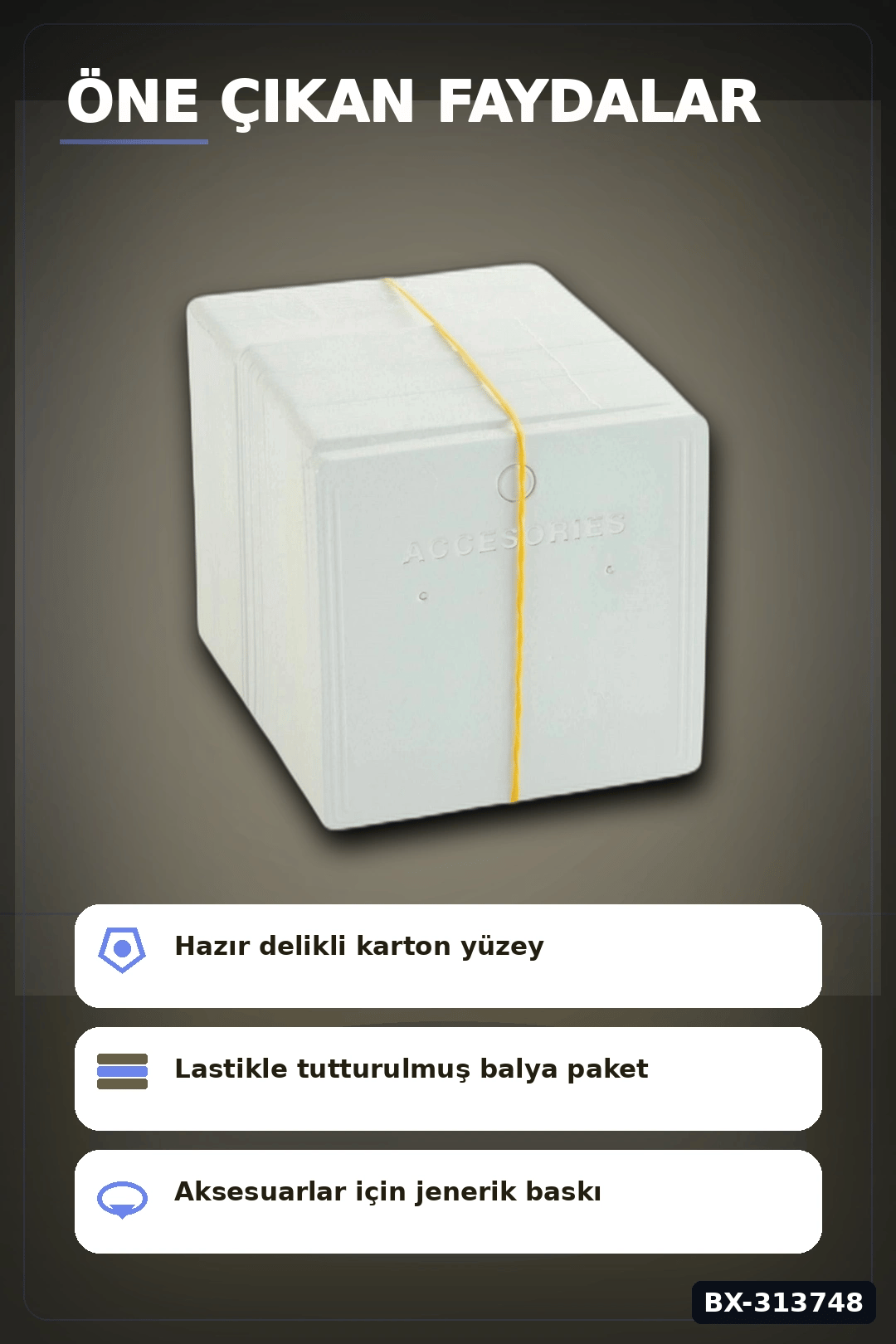 7x7 cm Küpe Kartı 100 Adet Balya Paket Takı Sergileme Kartonu Perakende Toptan BX-313748