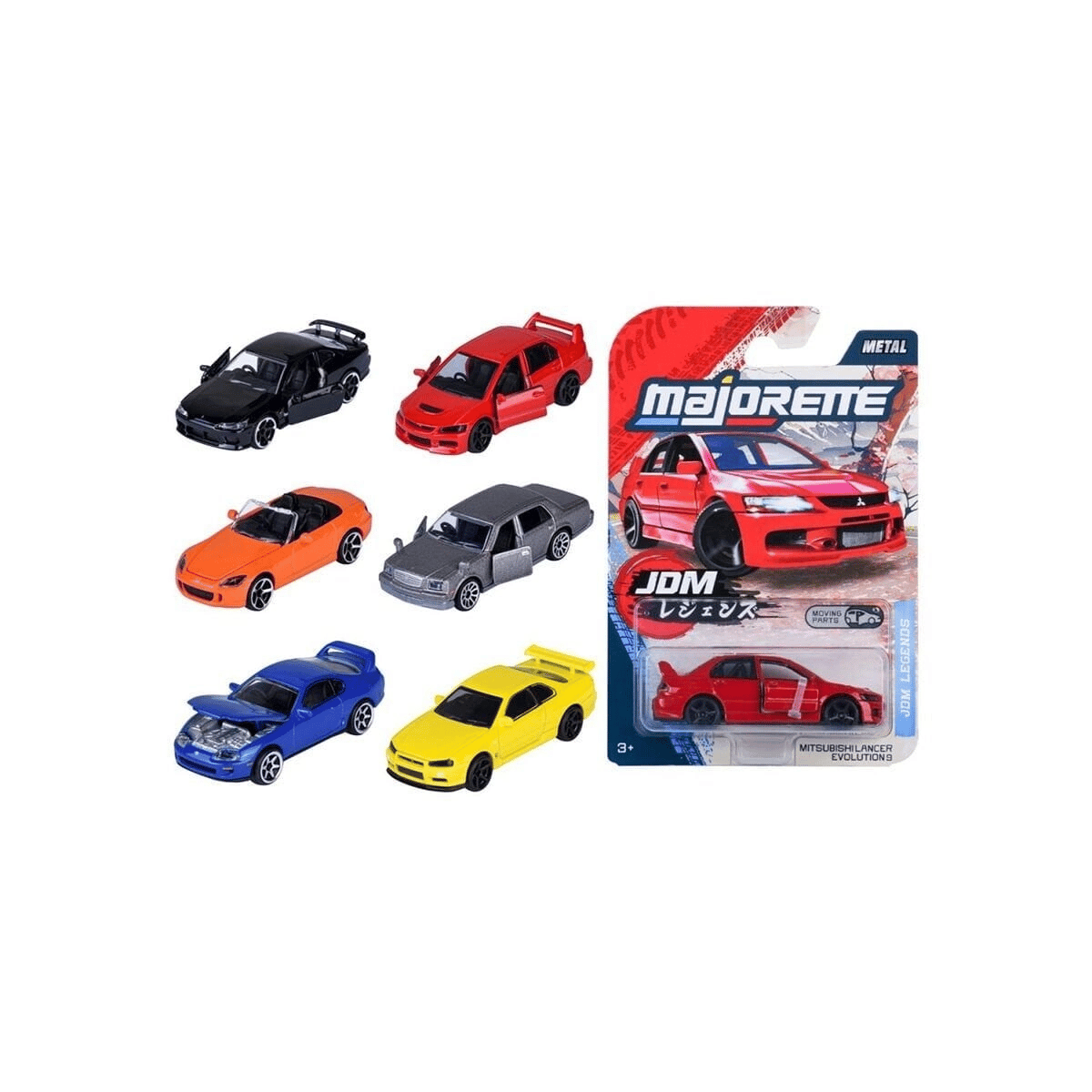 8502100000 ''JDM Legends Premium Cars, 6-asst.freewheel, die-cast, 1 opening pa(Belirtilen fiyat, tekli satış için adet fiyatıdır.)