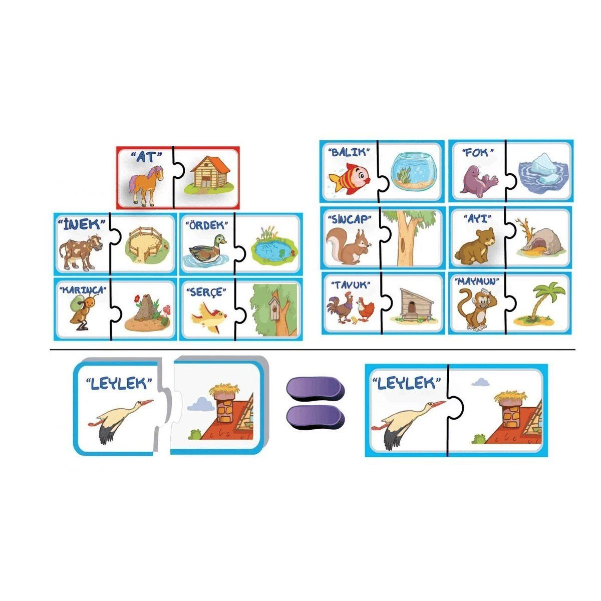 8513 DıyToy 2 Lİ KİMİN YUVASI KUTULU