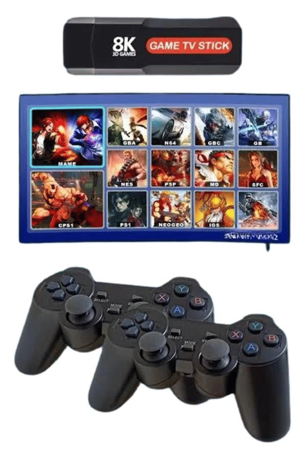 8K Ultra HD Game Box 36500 Oyunlu Game Stick Oyun Konsolu