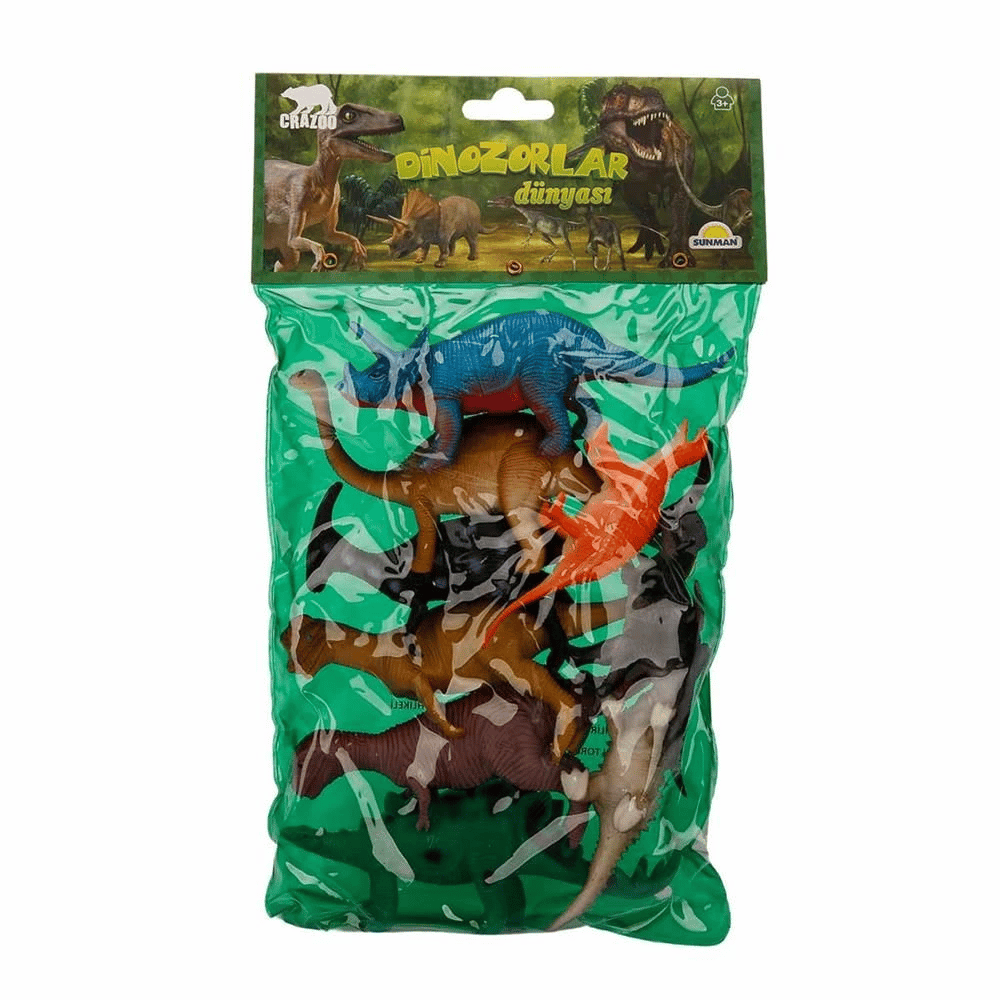 9 lu Dinozor Figür Seti 12-20 cm