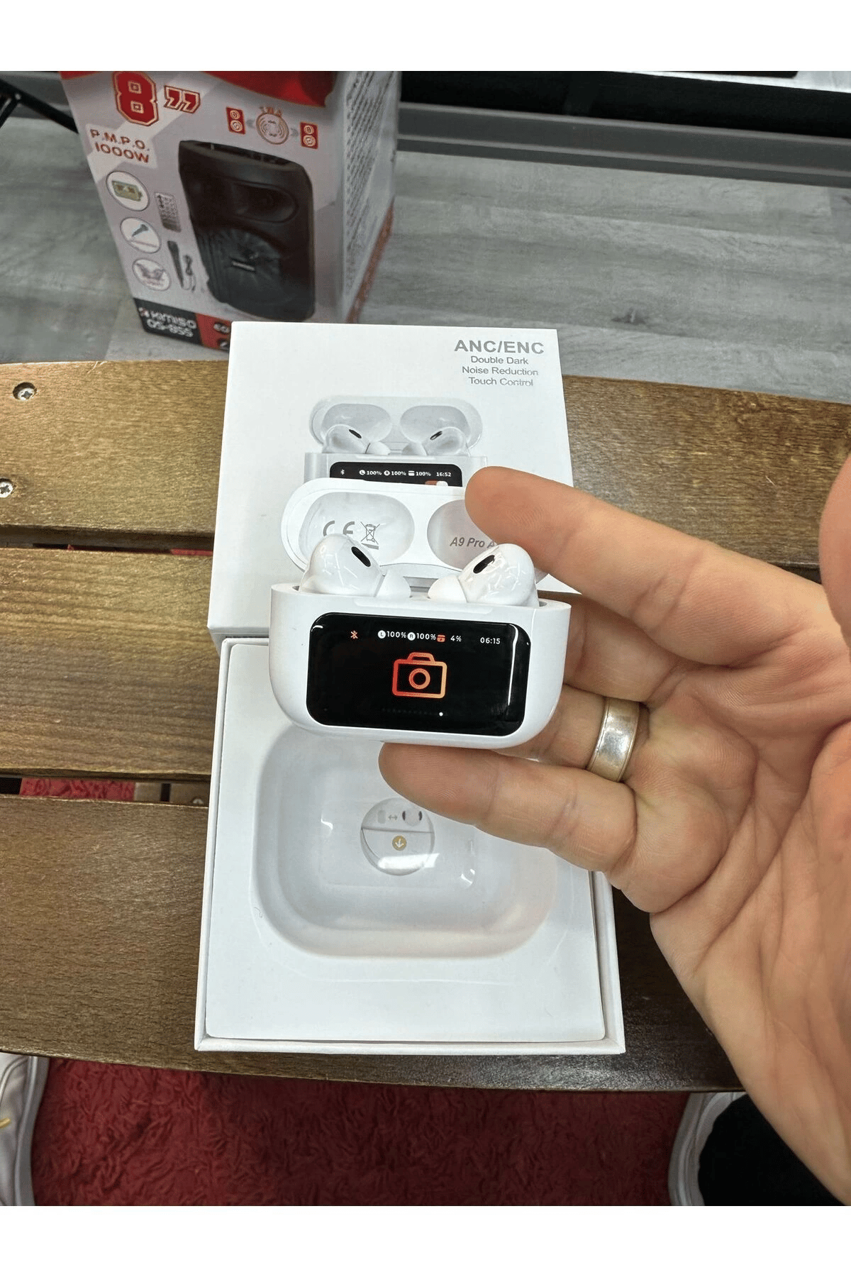 AirPods Pro2 ANC DOKUNMATİK EKRANLI Bluetooth Kulaklık Askı Asma