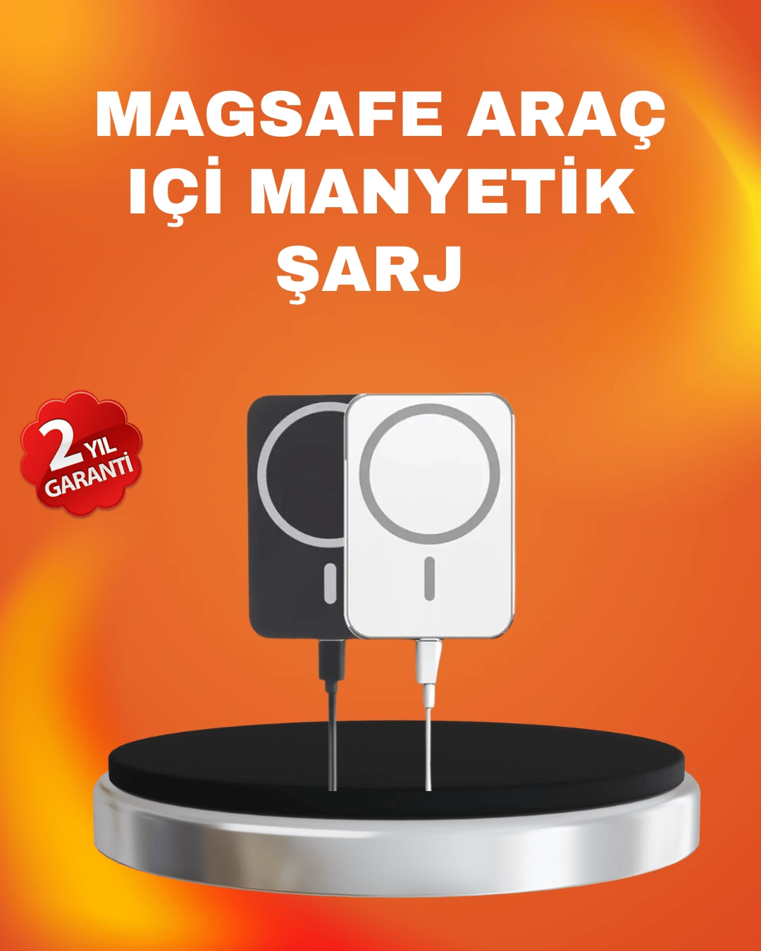 Akıllı Koruma Sistemli MagSafe Araç Tutucu iPhone 12/13/14 Uyumlu