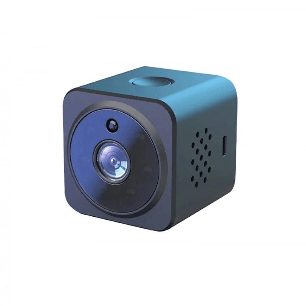 Akıllı Mini Kamera 1080P HD WiFi Mobil Uygulamalı Şarjlı Gece Görüşlü Çift Yönlü Ses Kart Destekli