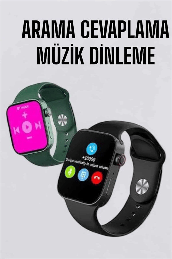 Akıllı Saat Amoled Ekran GPS ve Uyku Takibi Bluetooth Bağlantılı