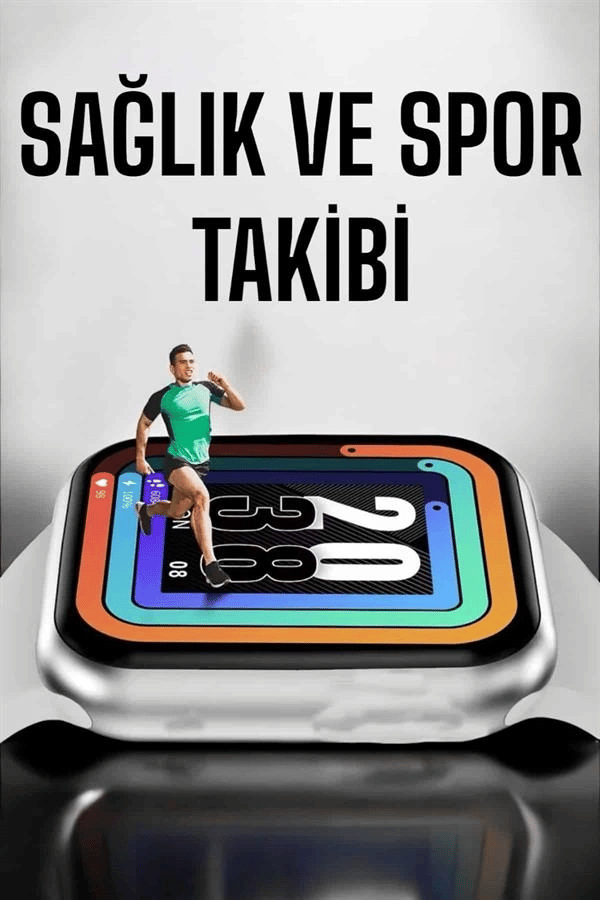 Akıllı Saat Amoled Ekran Yeni Nesil Bluetooth Bağlantılı