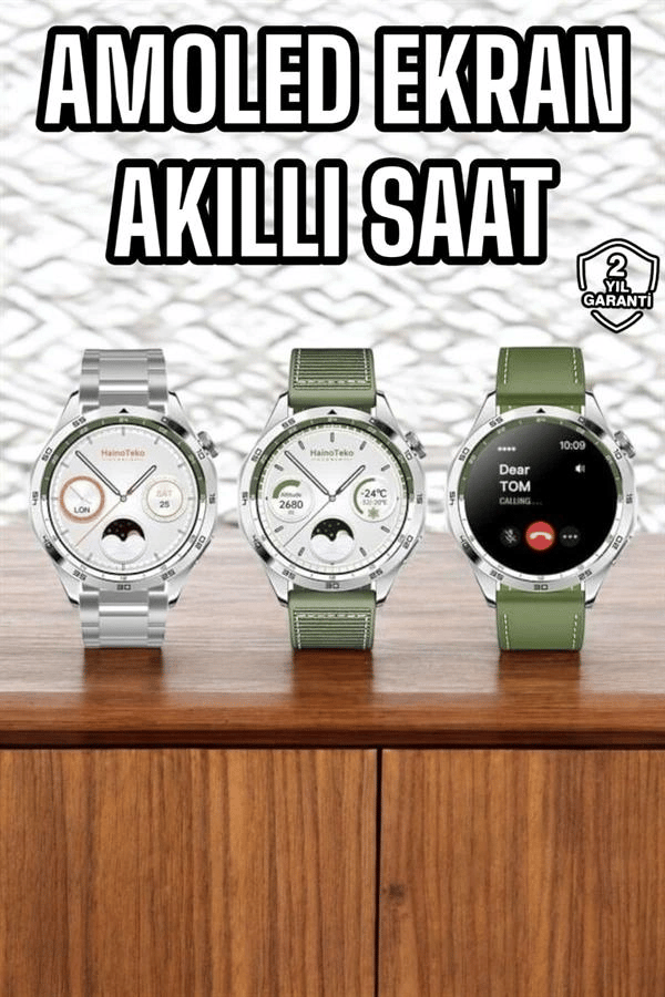 Akıllı Saat Sesli Görüşme Uyku ve Sağlık Takibi NFC Uyumlu