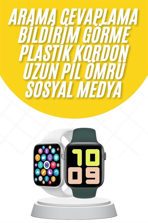 Akıllı Saat Uyku ve Sağlık Takibi Arama Cevaplama 44 MM Amoled Ekran