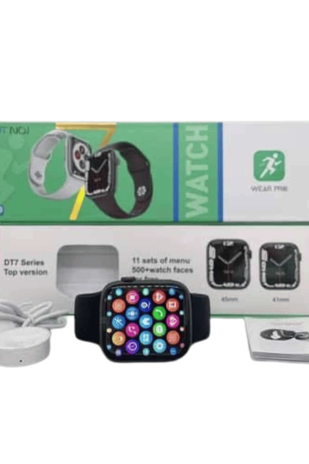 Akıllı Saat Wireless Şarj Yüksek Çözünürlüklü Müzik Dinleme Sesli Cevaplama