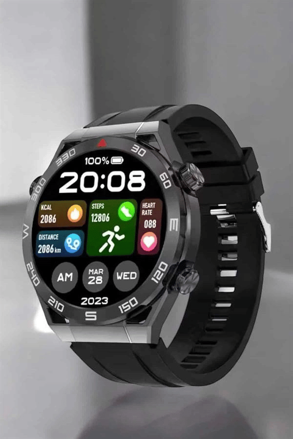 Akıllı Saat Yeni Nesil 2024 Model Metal Kordonlu Bluetooth Bağlantılı