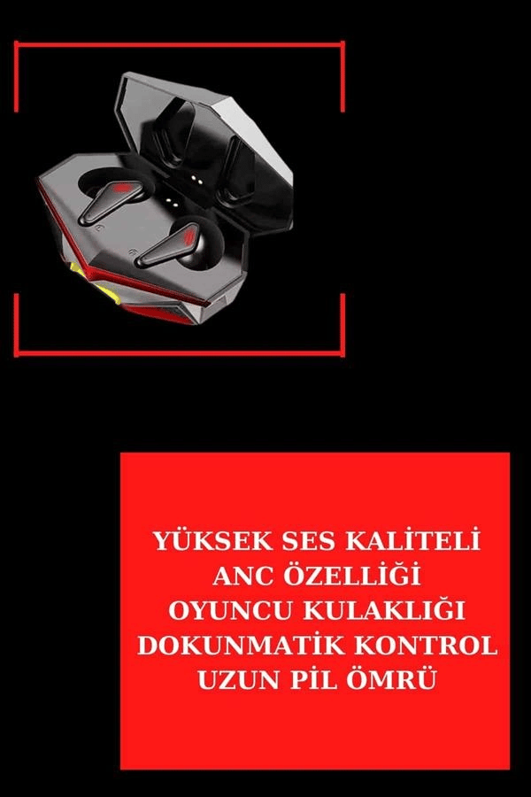 ANC Özellikli Bluetooth Kulaklık ve Amoled Ekran Akıllı Saat Uyku ve Sağlık Takibi Nabız Ölçer