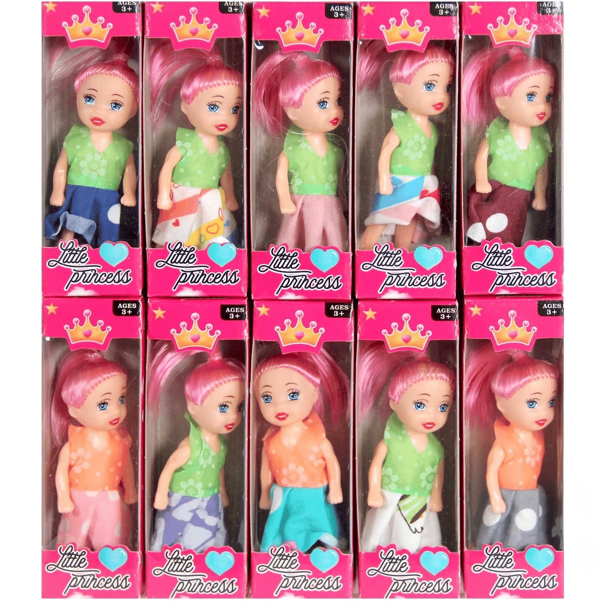 Anlily Küçük Prenses Mini Bebek - OYD-02420 - 1 Adet Stokta Olan Gönderilir