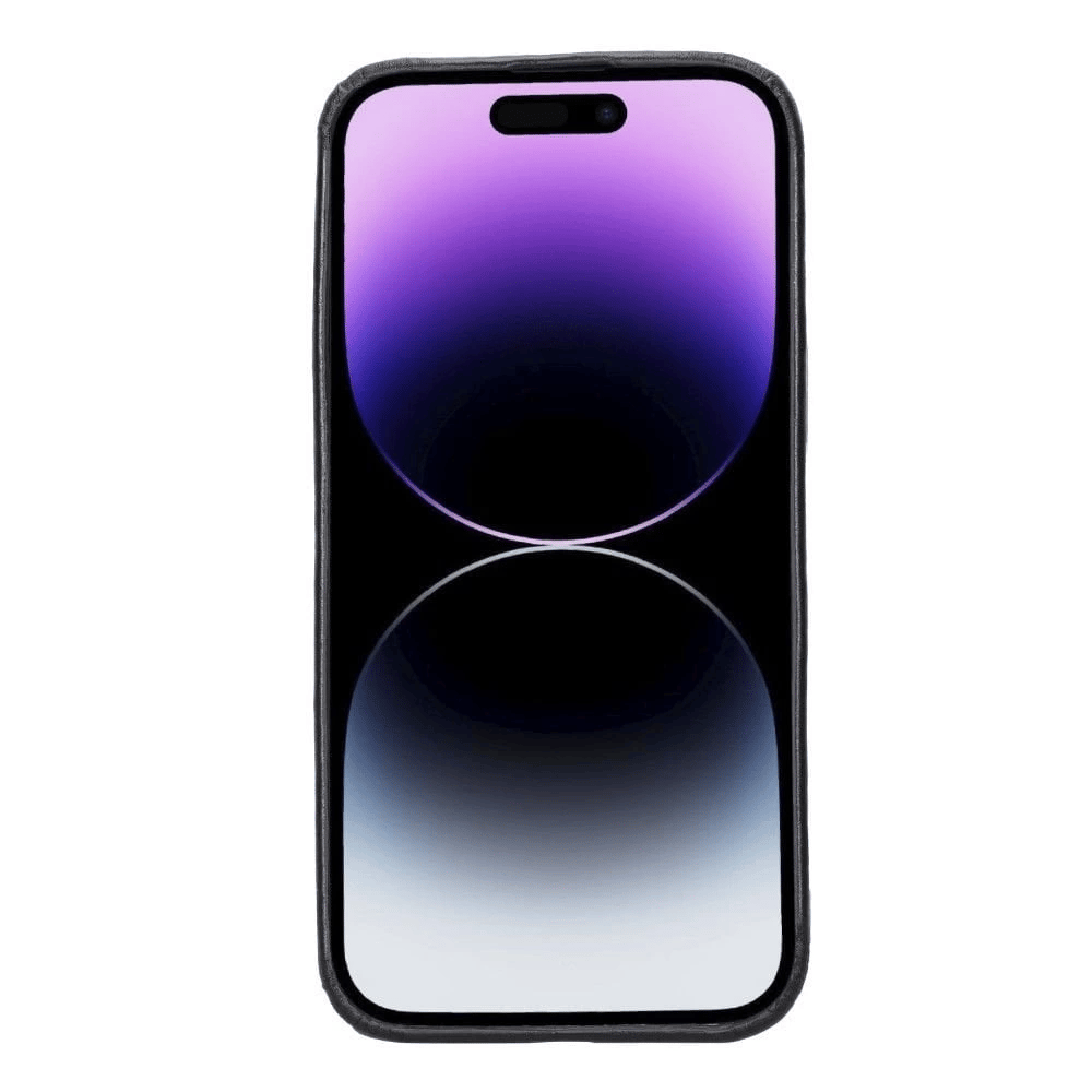 Apple iPhone 14 Pro Max Uyumlu Deri Arka Kapak ROCK RST1