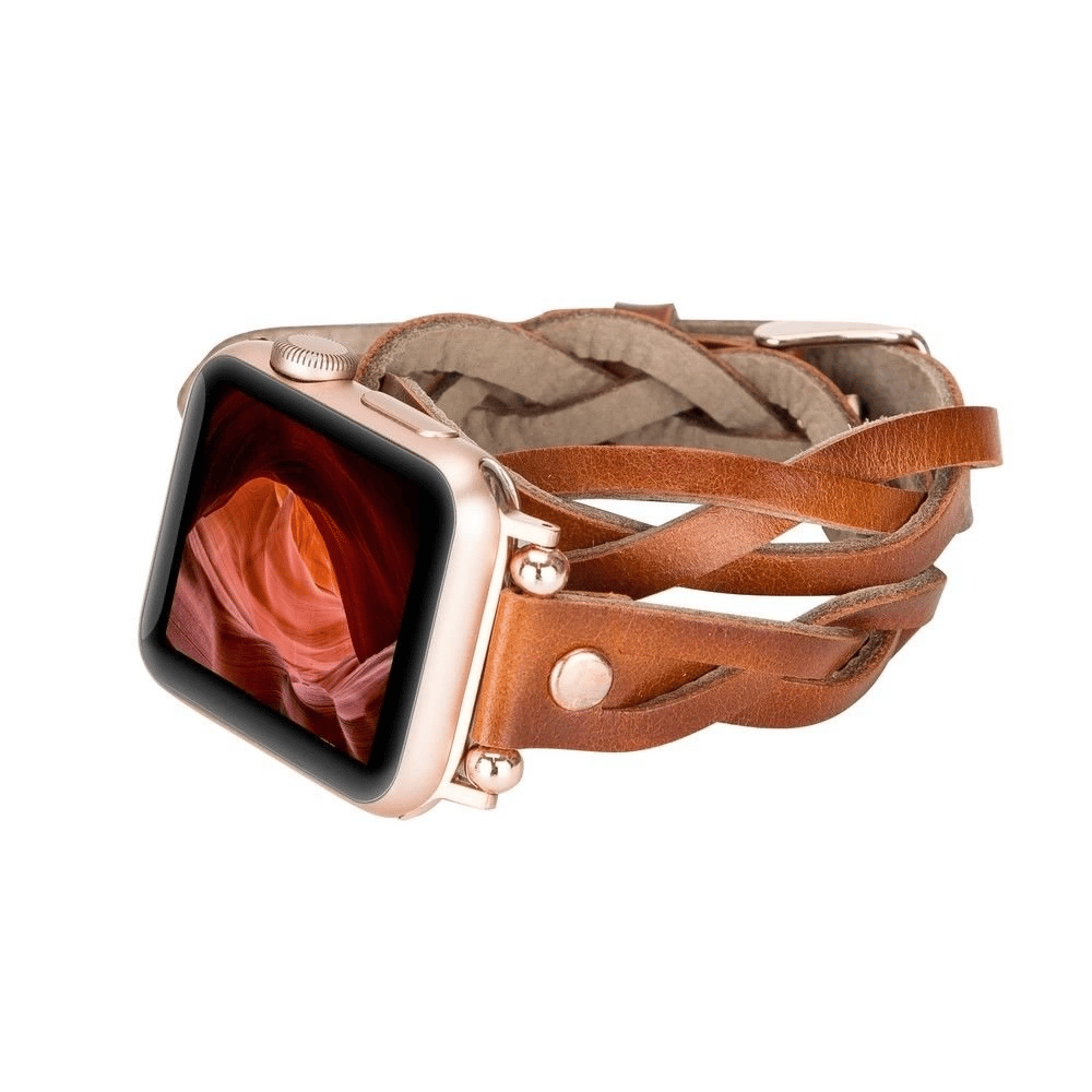 Apple Watch Uyumlu Deri Kordon 38-40-41mm DT RT RST2EF