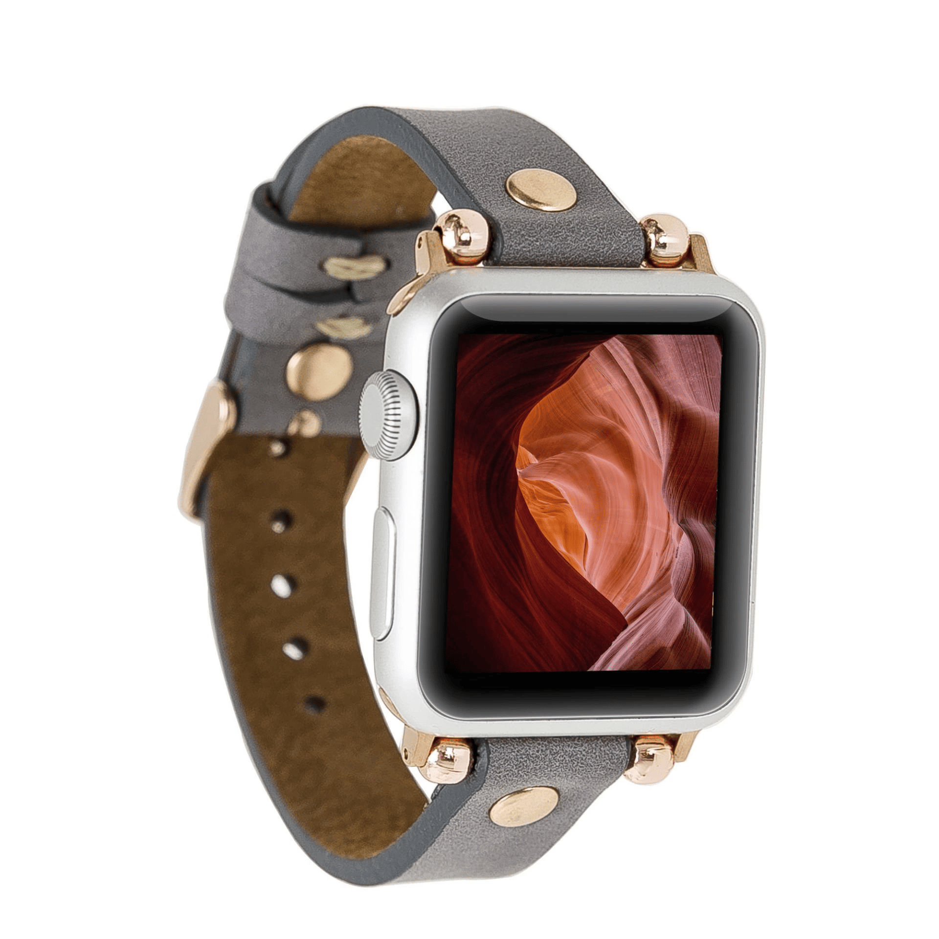 Apple Watch Uyumlu Deri Kordon Ferro 38-40-41mm RT RST9