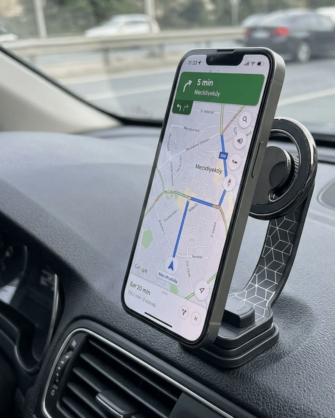Araç İçi Manyetik Telefon Tutucu Katlanabilir Navigasyon Standı