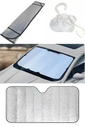 Araç Ön Cam Güneşlik UV ve Isı Koruma Katlanabilir Toyota Corolla Skoda Superb Dacia Duster Ford Focus