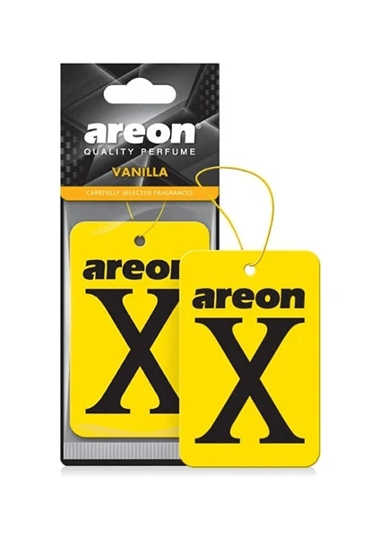 Areon X Vanilla Oto Araç Kokusu Sarı