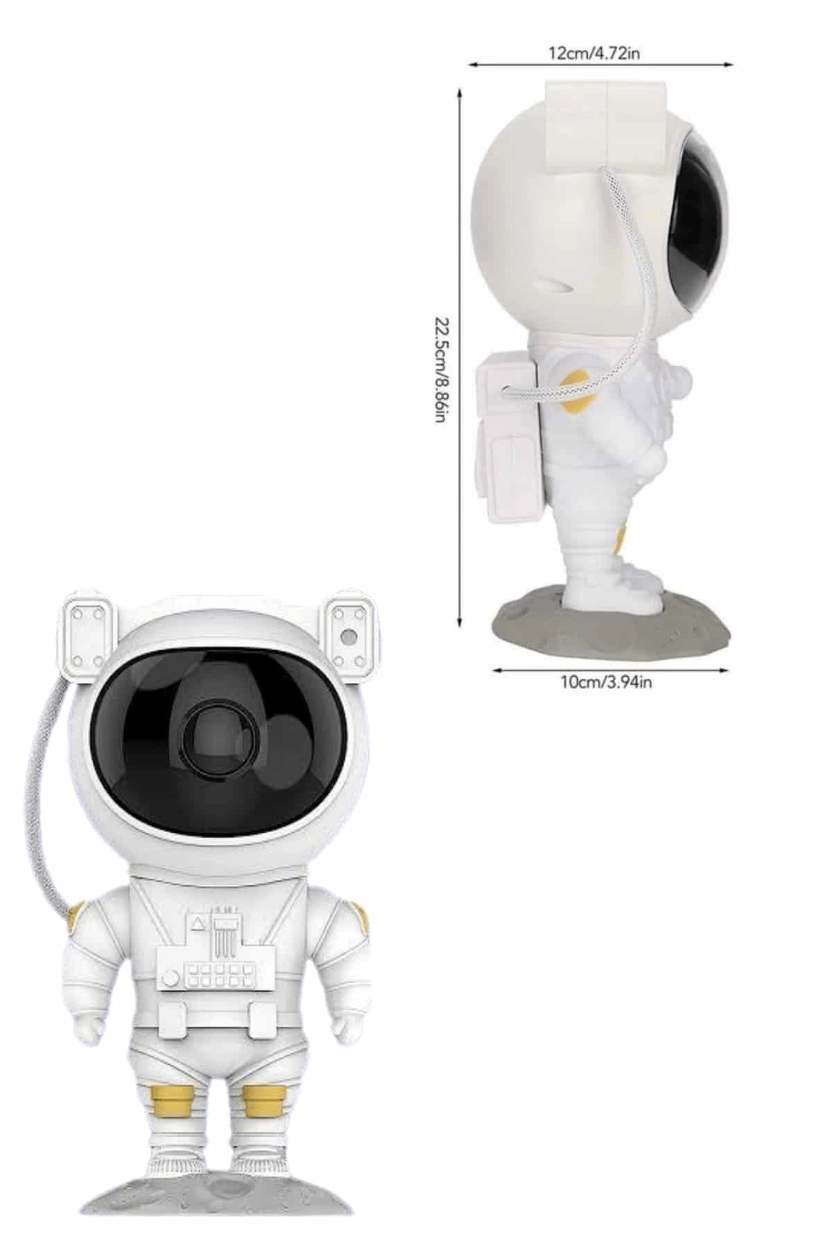 Astronot Şeklinde Bluetooth Hoparlör Gökyüzü Kumandalı Aydınlatma Lamba