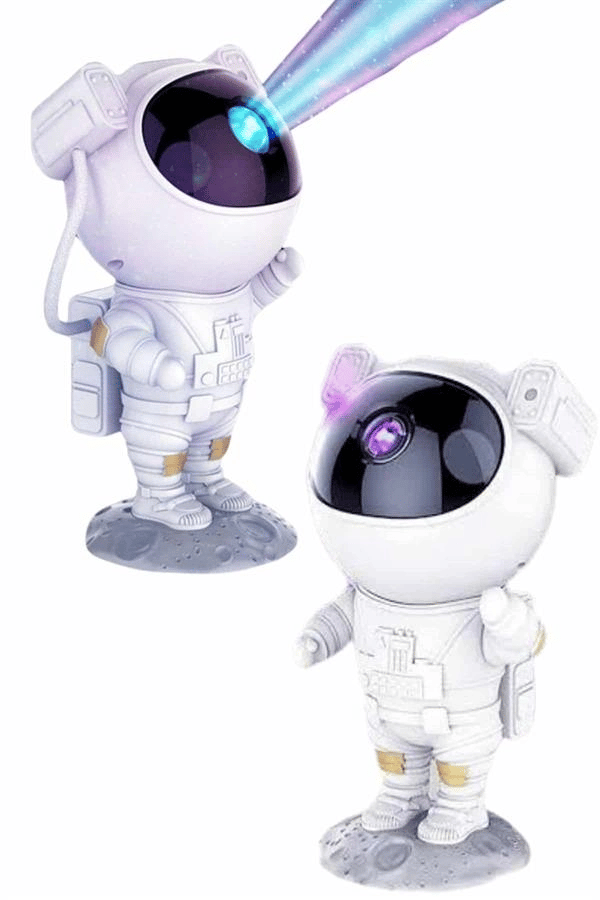 Astronot Şeklinde Bluetooth Hoparlör Gökyüzü Kumandalı Aydınlatma Lamba