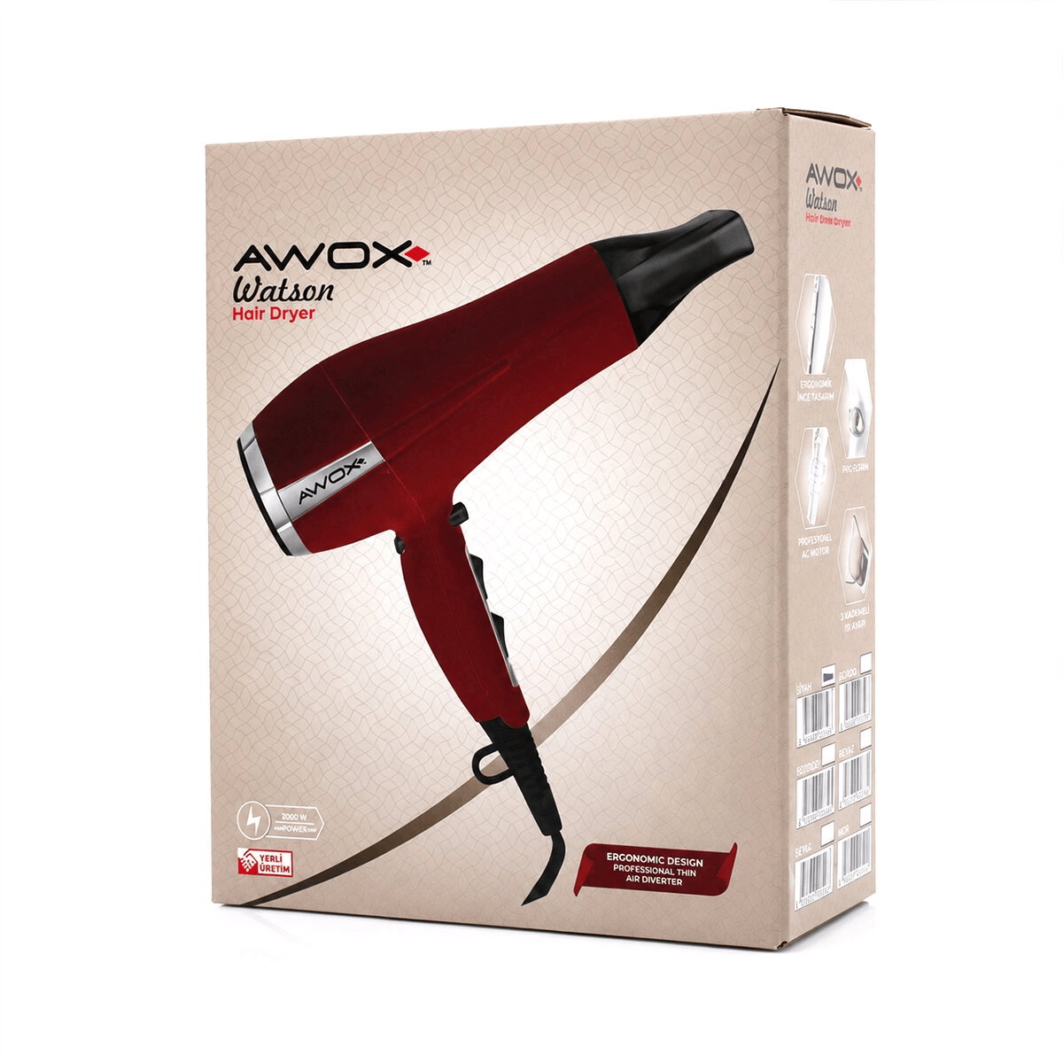 Awox Watson Saç Kurutma - Fön Makinesi 2400w Bx40