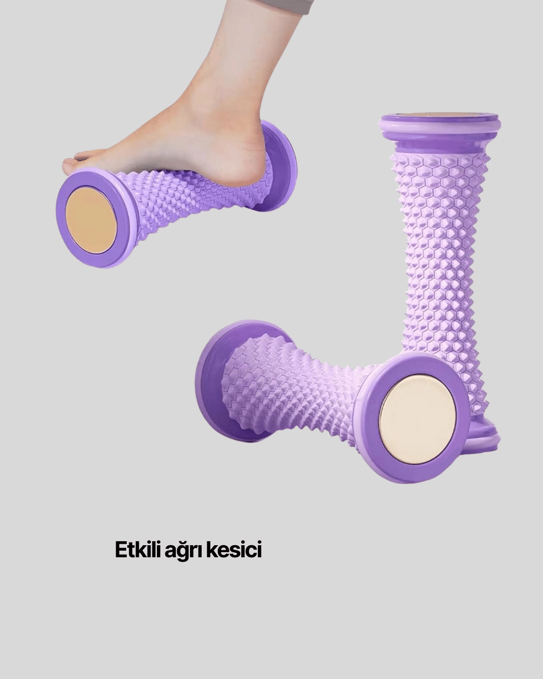 Ayak Masaj Rulosu Akupresur Silindir Kas Gevşetici Taşınabilir