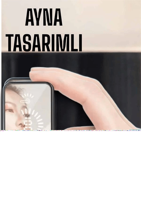 Aynalı Bluetooth Kulaklık Telefon Standlı Dijital Göstergeli