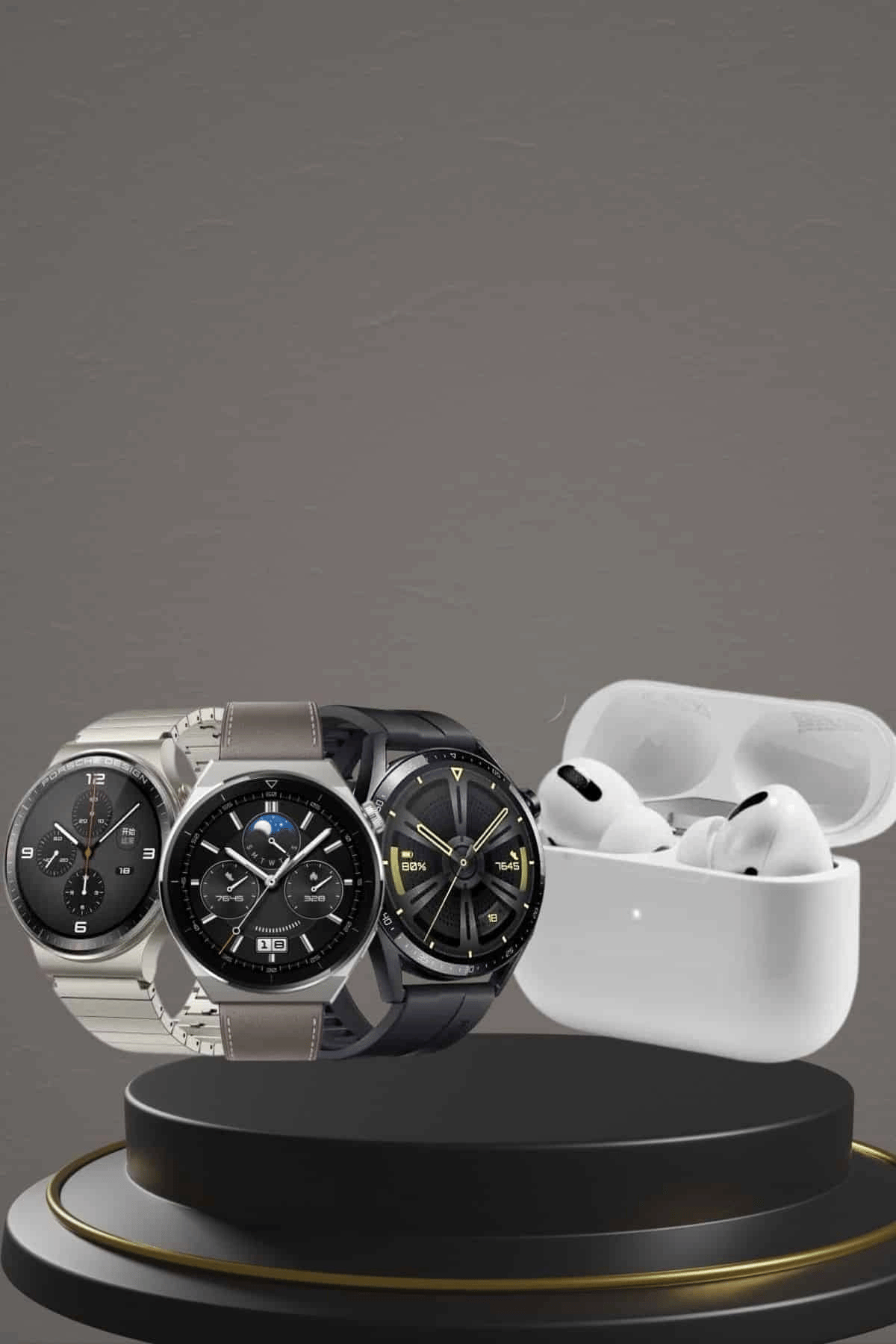 Aynalı Bluetooth Kulaklık Yeni Nesil Akıllı Saat Titreşimli Nabız Ölçer Spor Modları