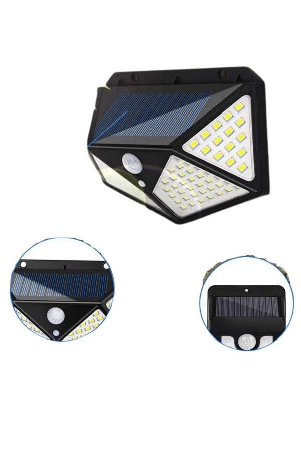 Bahçe Lambası Bahçe Aydınlatma Sensörlü Suya Dayanıklı 100 Led