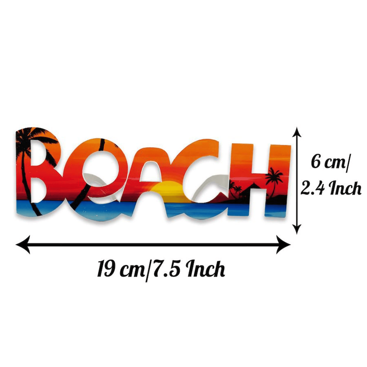Beach Yazılı Parti Gözlüğü Yaza Merhaba Hawaii Show Gözlüğü 19x6 Cm Bx40