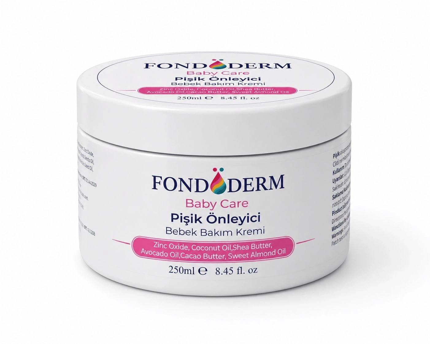 Bebek Pişik Giderici Bariyer Krem Onarıcı Yoğun Cilt Bakım Kremi Çinko Oksit Lanolin