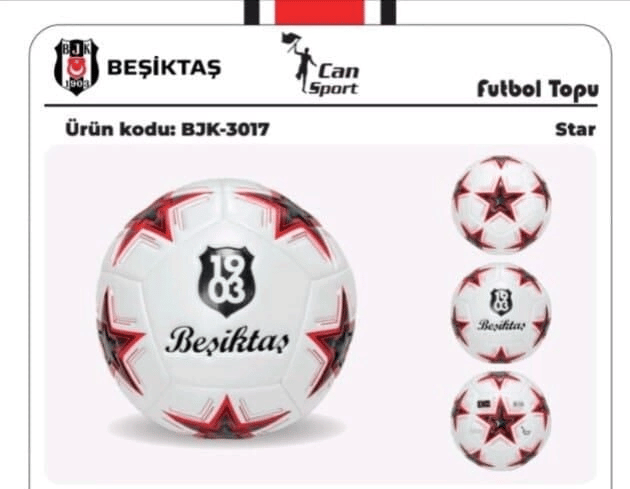 BJK-3017 BEŞİKTAŞ FUTBOL TOPU STAR-CNT
