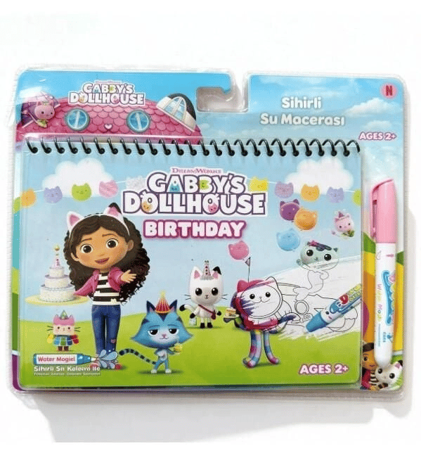 BK0011 GABBY DOLLHOUSE LİSANSLI BOYAMA KİTABI-GPT