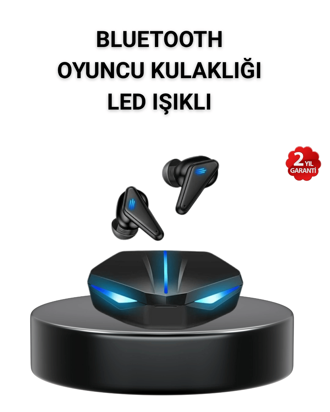 Bluetooth 5.0 Oyun ve Müzik Kulaklığı – 3D Ses Kalitesi