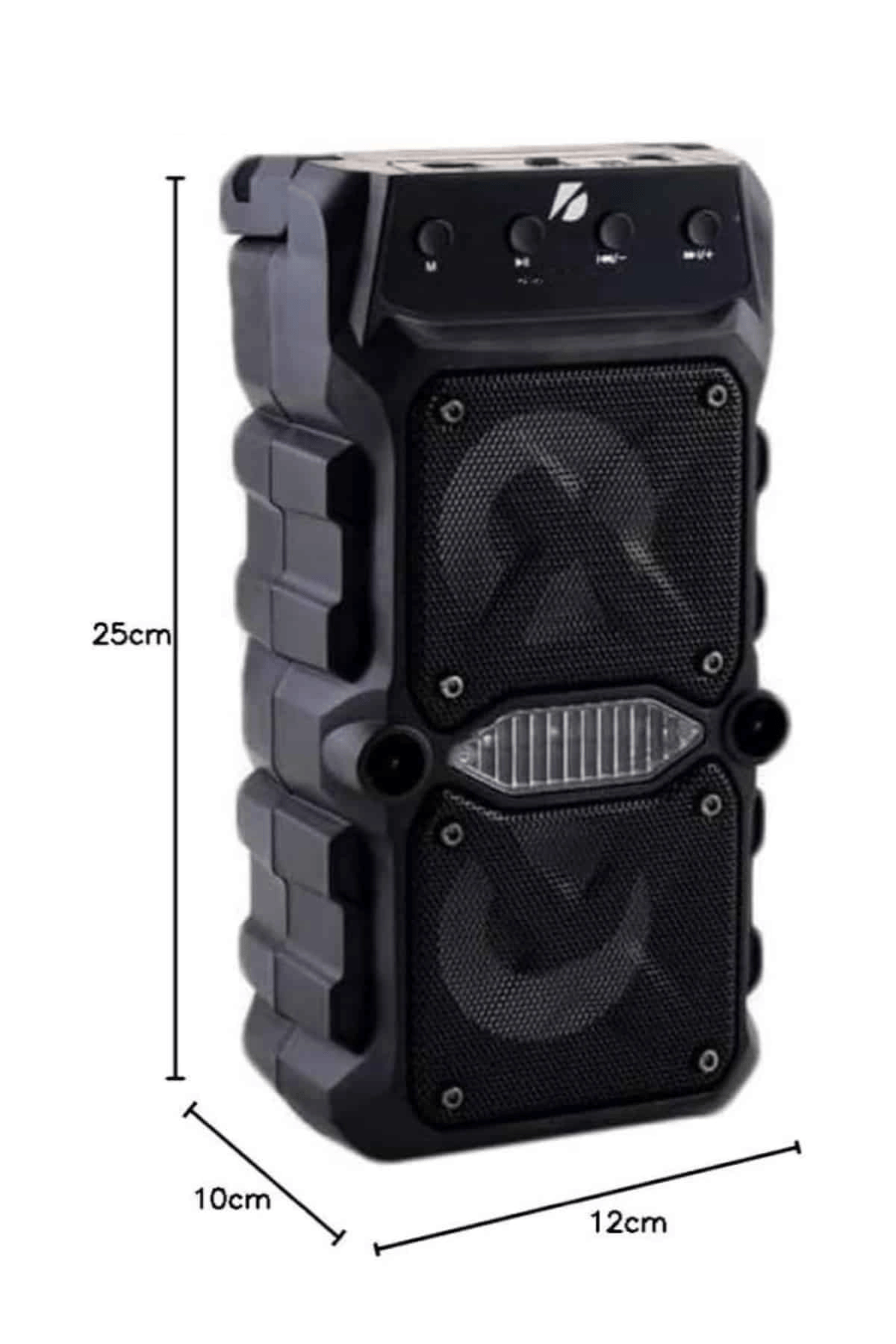 Bluetooth Hoparlör Çift Mikrofonlu Güçlü Ses Kaliteli Kesintisiz Kablosuz