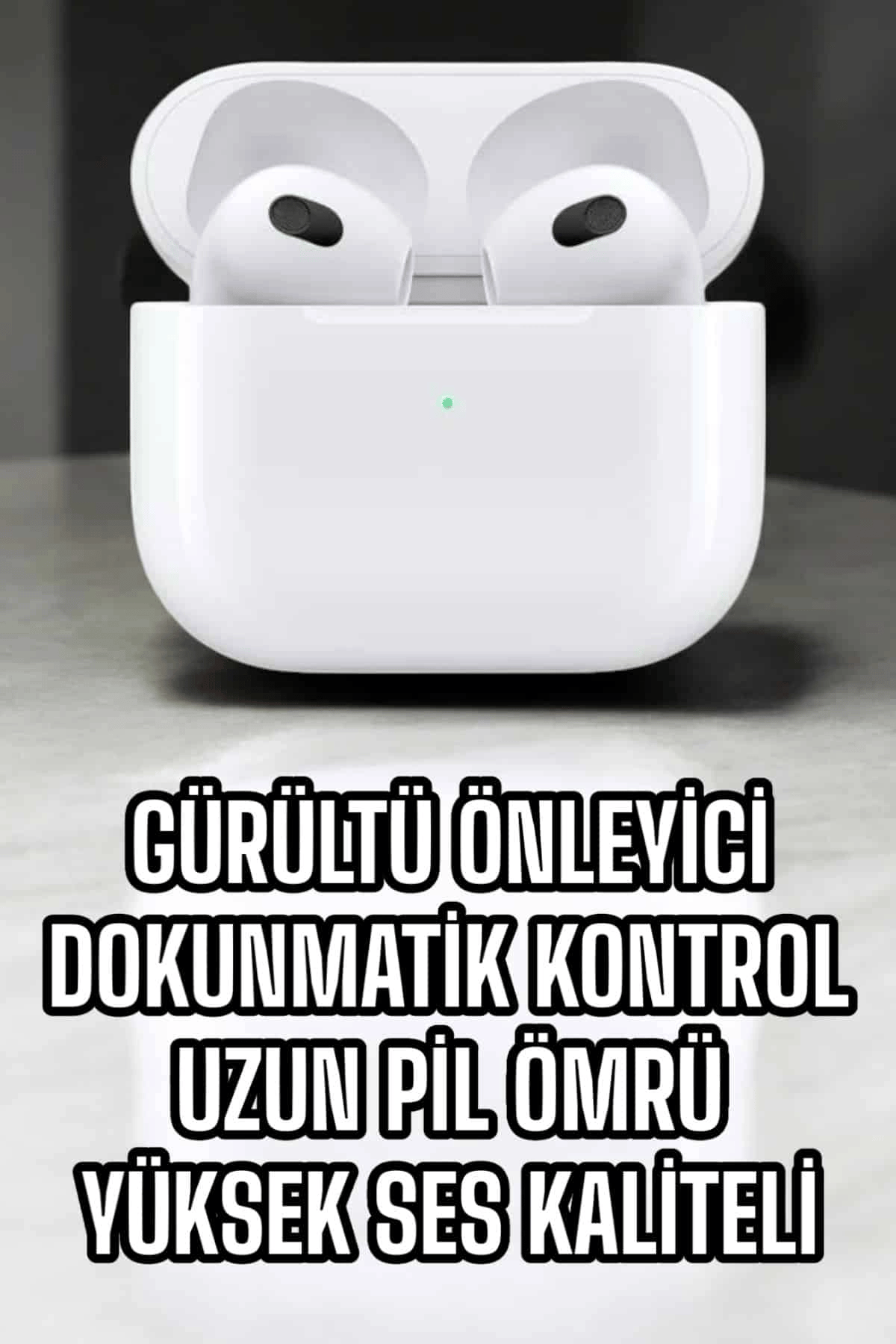 Bluetooth Kulaklık 3.Nesil Kablosuz Uzun Pil Ömrü Dokunmatik Kontrol