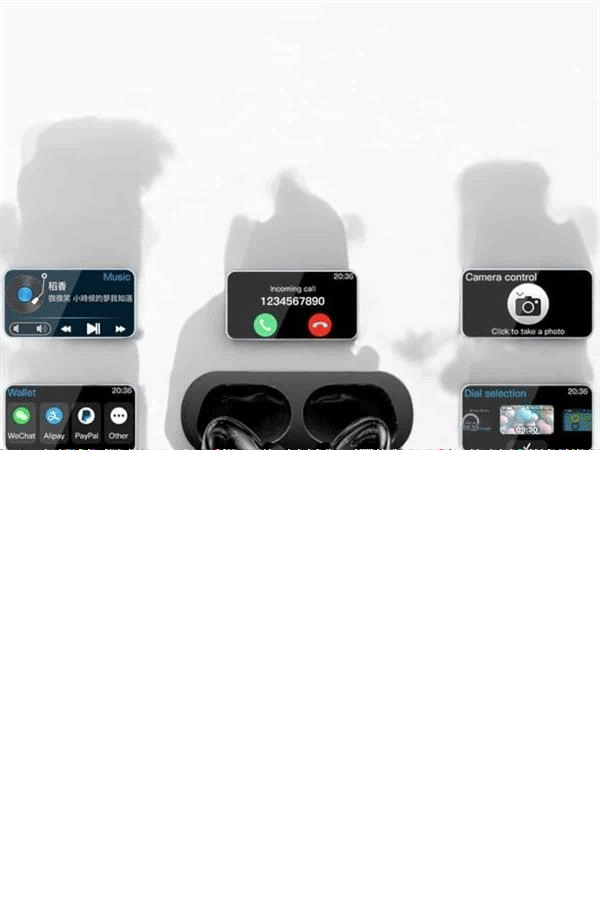 Bluetooth Kulaklık Kablosuz Ekranlı ANC/ENC Destekli Dokunmatik