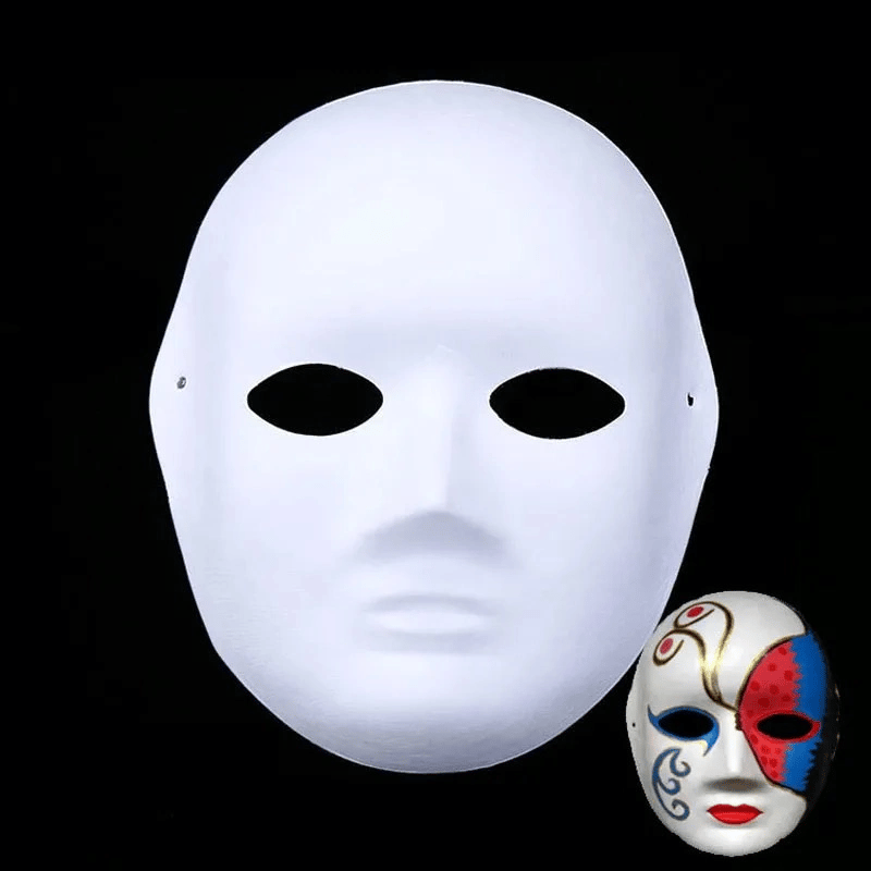 Boyanabilir Surat Model Maske – Lastikli | Kendin Tasarla Bx40
