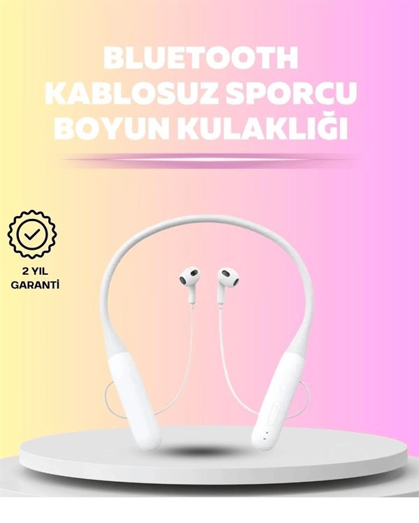 Boyun Askılı Kulaklık – 100 Saat Kullanım Süresi, Ergonomik Tasarım