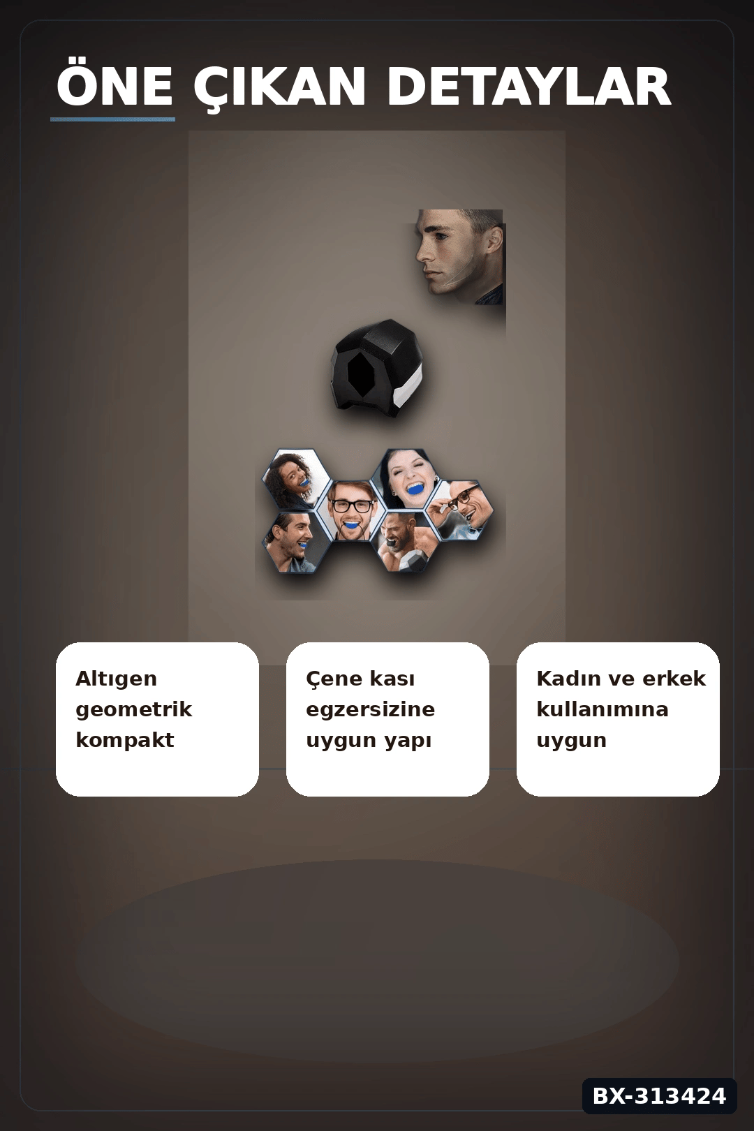 BPA Iceriksiz Silikon Cene Egzersiz Topu 1 Adet Erkek Kadin Cene Kaslari Icin BX-313424