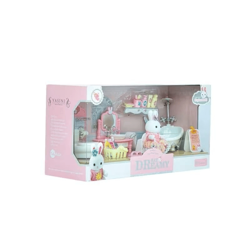 BY DREAMY MİNİ TAVŞAN BÜYÜK BANYO OYUN SETİ-MGA