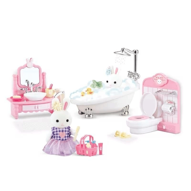 BY DREAMY MİNİ TAVŞAN BÜYÜK BANYO OYUN SETİ-MGA