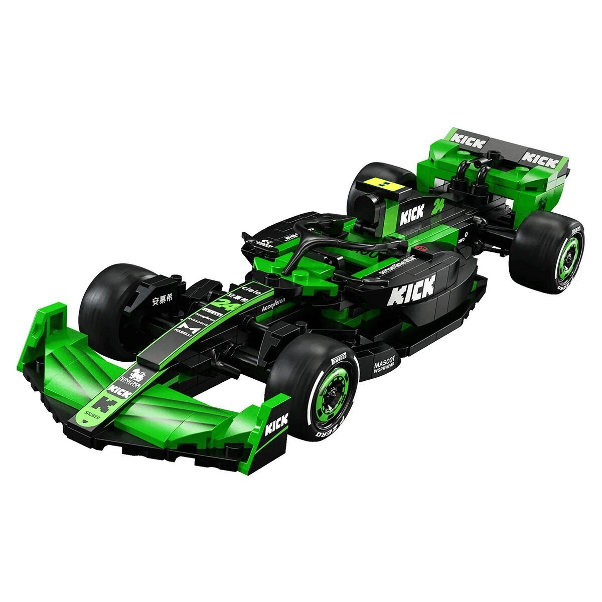 C55032W CADA SAUBER F1 FORMULA ARACI 314 PARÇA BLOCK OYUNCAK