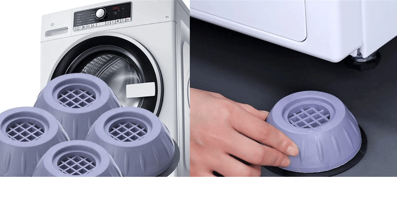 Çamaşır Makinesi Titreşim Önleyici Kaydırmaz Vantuzlu Stoper Set Bx40