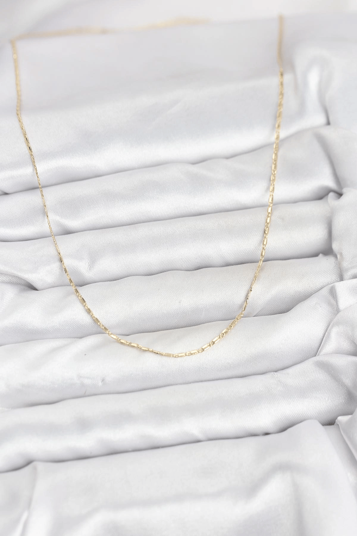 CM 14K Gold Renk Kesme Model 60 cm Kadın Kolye