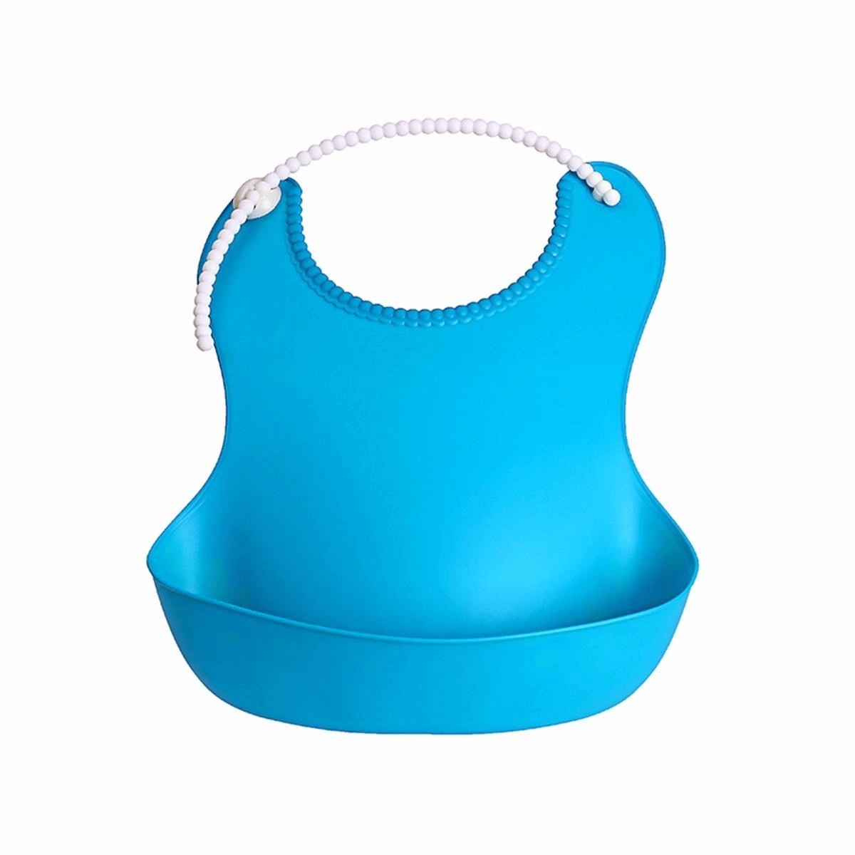 Çocuk Bebek Mama Önlüğü Dökülme Engelleyici Bükülebilir Mavi Bx40