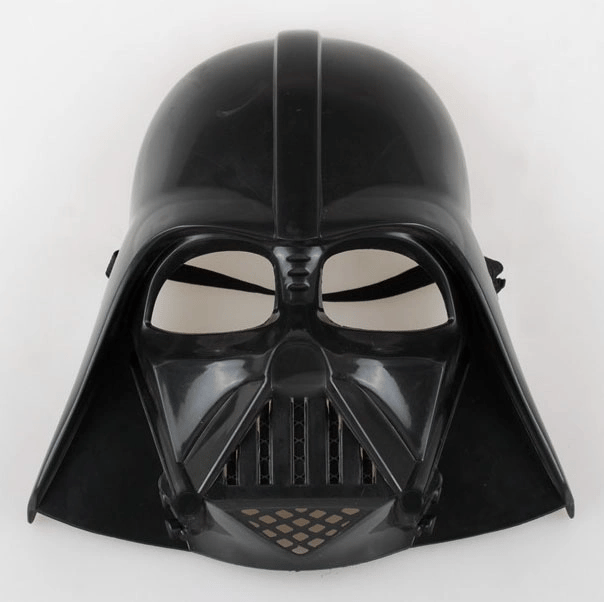 Çocuk Boy Yıldız Savaşları Star Wars Darth Vadet Maskesi Ve 90 Cm Pelerin Seti Siyah Bx40